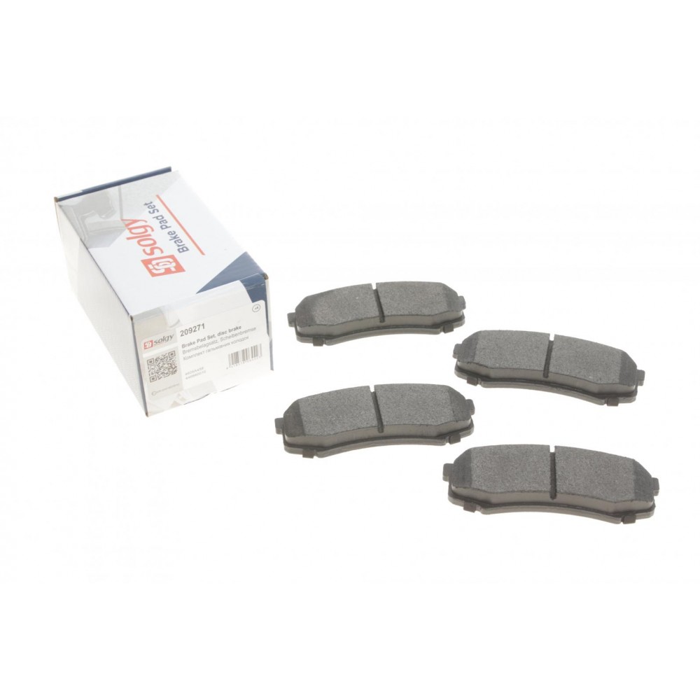 Колодки гальмівні (задні) Mitsubishi Pajero IV 06-/Toyota Land Cruiser 84-/Prado 02-/Lexus GX 01-