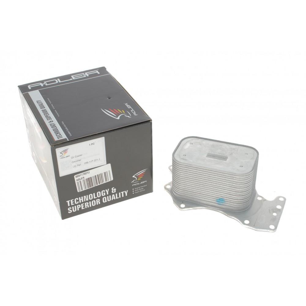 Радіатор оливний Audi A4/A6/A8/Q7/VW Touareg 2.7TDI/3.0TDI/3.0 V6 04-11 (теплообмінник)