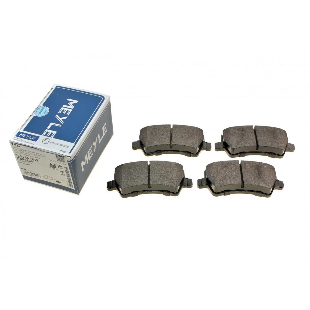 025 244 9617 MEYLE Комплект гальмівних колодок дисковий гальм