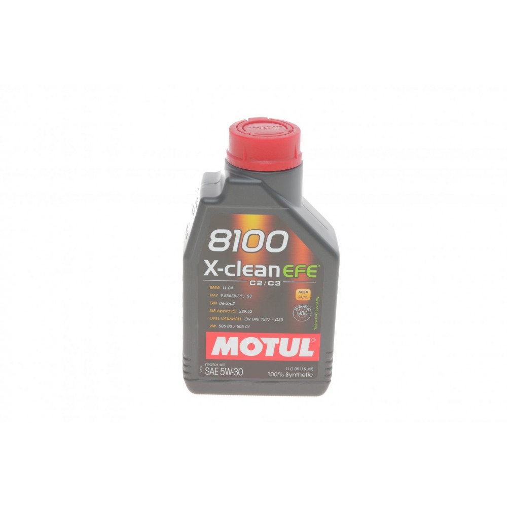Олива моторне 100% синтетичне MOTUL 8100 X-Clean EFE 5W-30, 1л (814001) (109470) купити в Україні цена