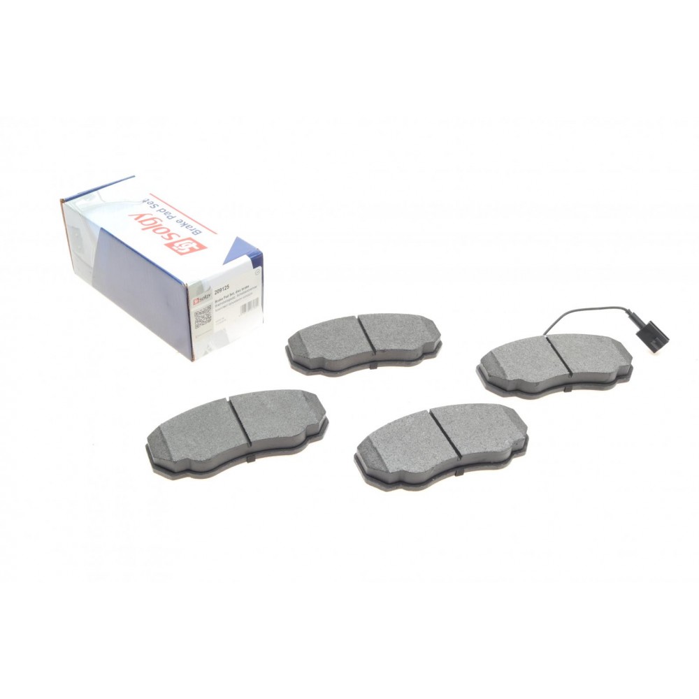 Колодки гальмівні (передні) Citroen Jumper/Fiat Ducato/Peugeot Boxer 02- R15 (Brembo)