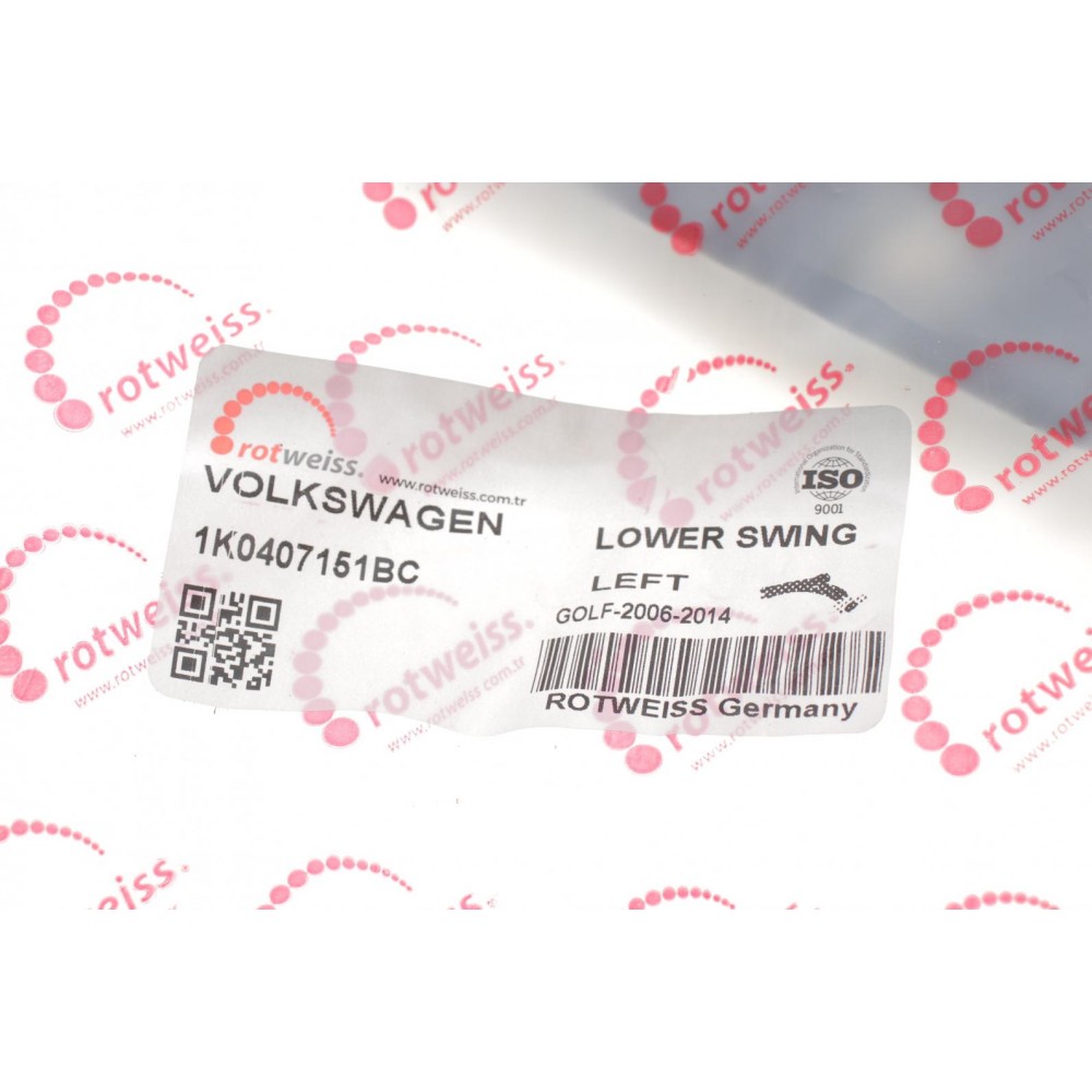 Важіль підвіски (передній/знизу) (L) VW Caddy/Golf/Touran/Skoda Octavia 03- (всередині OE VAG)