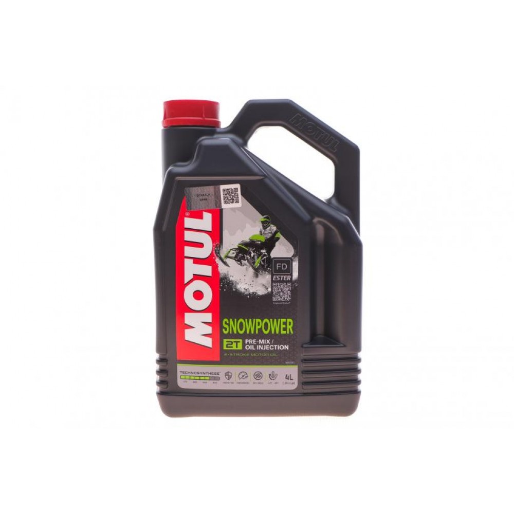 Олива моторне напівсинтетичне эстеровое MOTUL SnowPower 2T Technosynthese, 4л (812207) (105888)