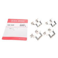 109-1620 QUICK BRAKE Комплектуючі колодки дискового гальма