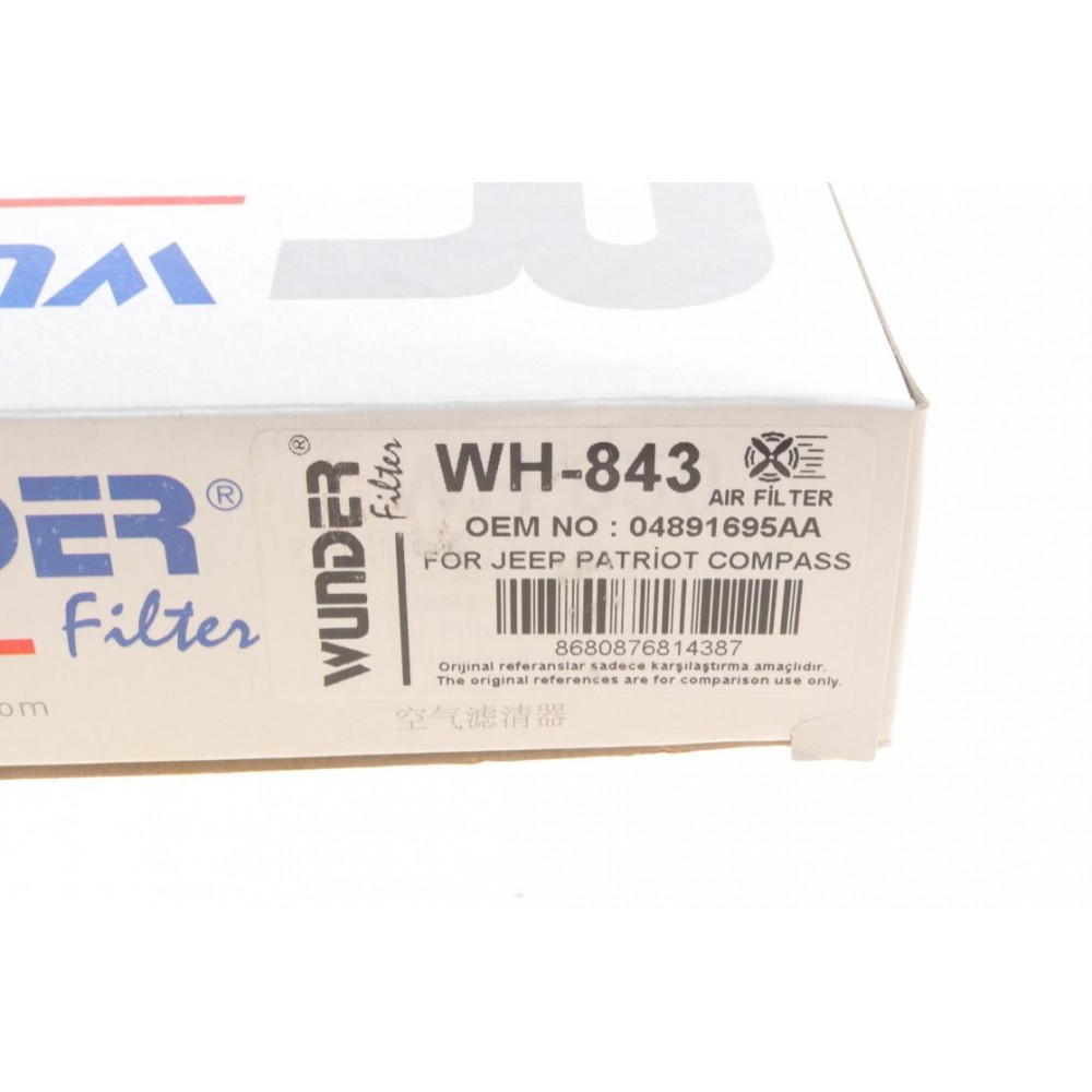 Фільтр повітряний Dodge Caliber/ Jeep Compass/ Patriot 2.0 CRD 06-