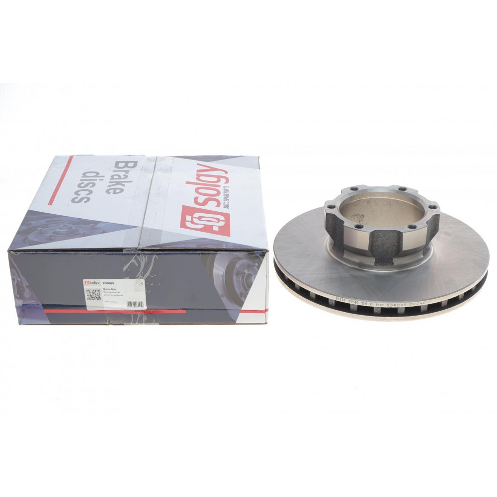 Диск гальмівний (передній) MB 609/Vario 512 (d=304 16