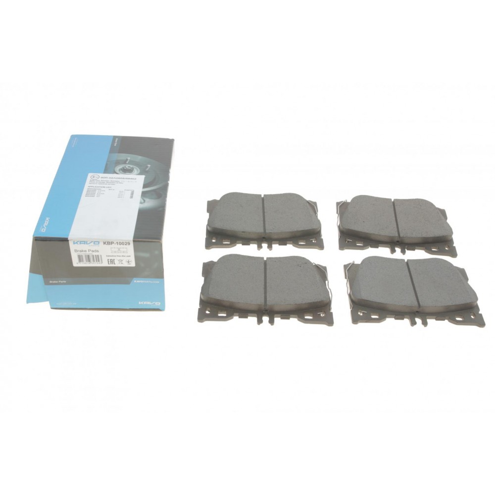 KBP-10029 KAVO PARTS Комплект гальмівних колодок дисковий гальм