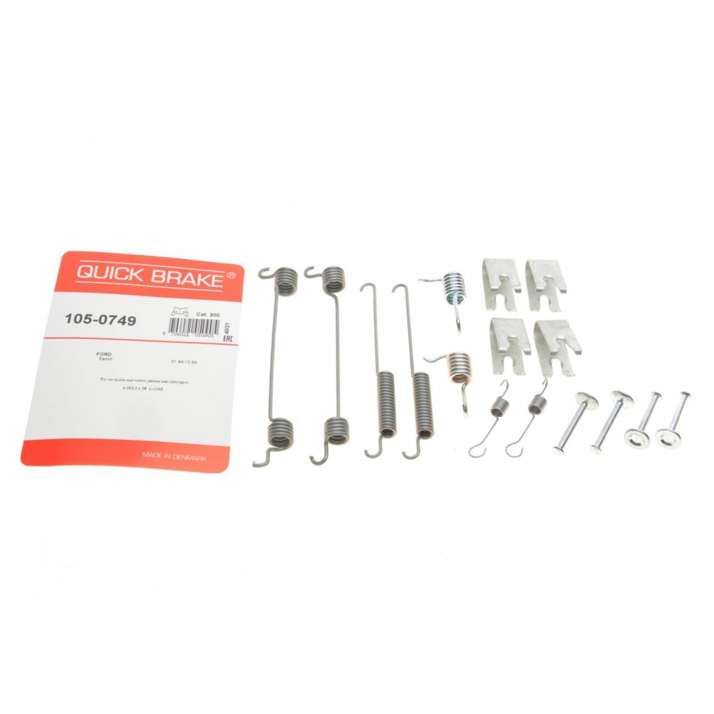 105-0749 QUICK BRAKE Комплектуючі гальмівна колодка