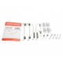 105-0749 QUICK BRAKE Комплектуючі гальмівна колодка