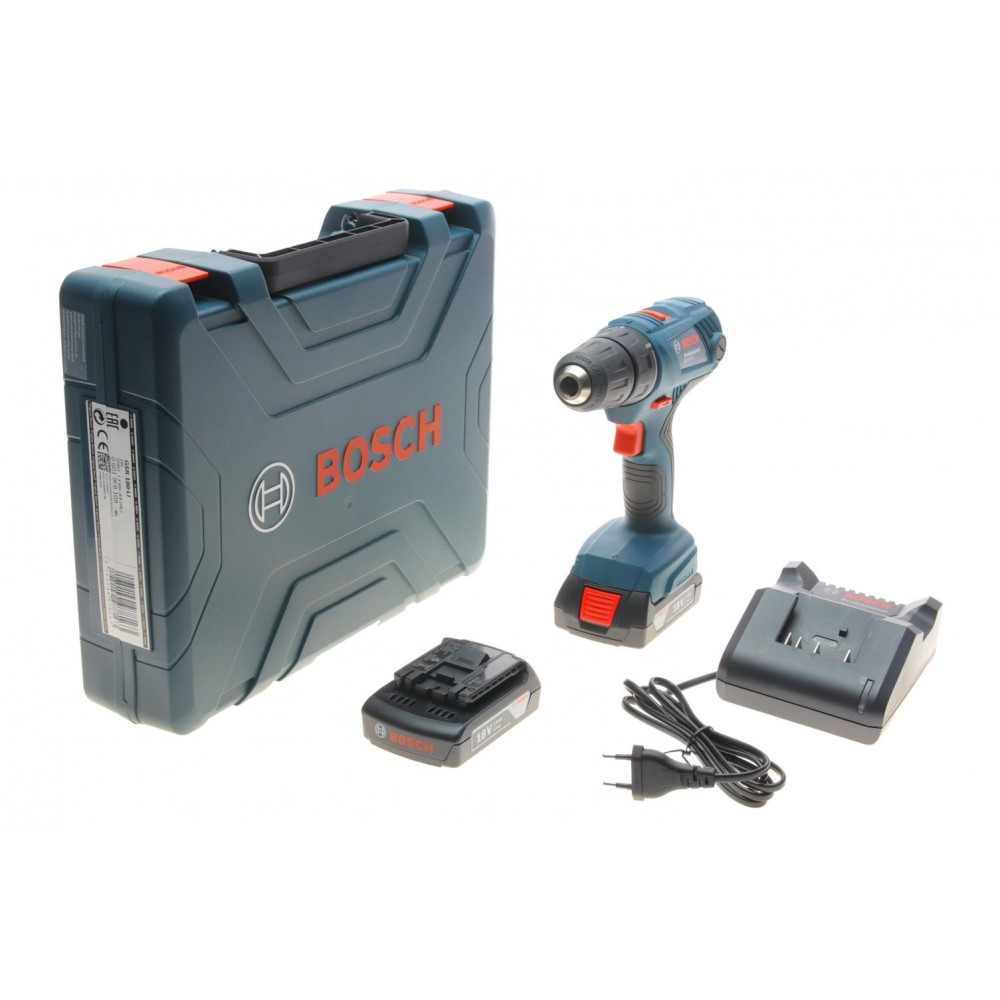 06019F8109 Bosch Шуруповерт-дрель BOSCH GSR 180-LI, 18В, 2Ач (06019F8109)