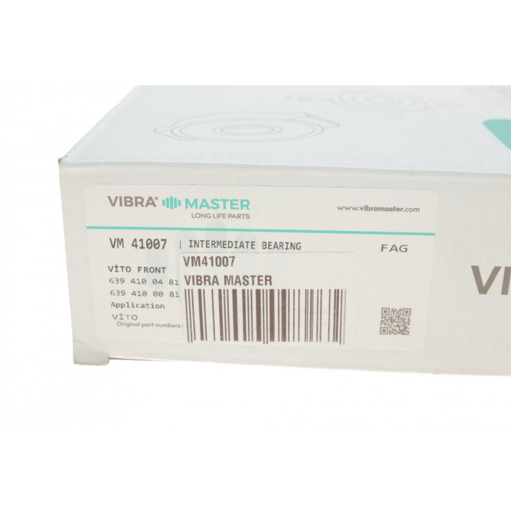 Підшипник підвісний (передній) MB Vito (W639) 03- (d=30mm) (з підшипником FAG)