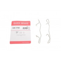 109-1755 QUICK BRAKE Комплектуючі колодки дискового гальма