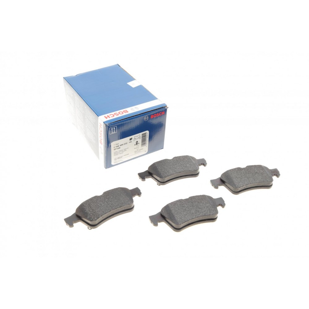 0 986 494 032 BOSCH Комплект гальмівних колодок дисковий гальм
