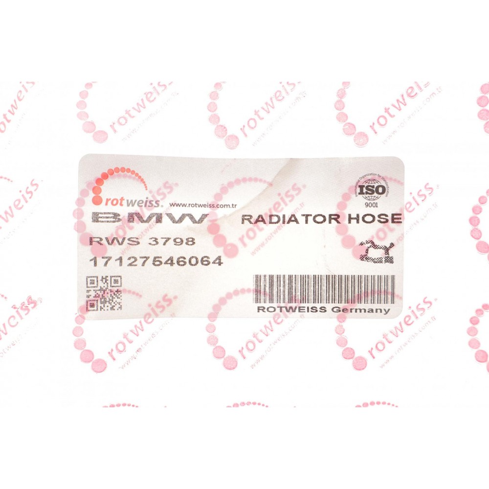 Патрубок радіатора (верхній) BMW 5 (E60/E61)/6 (E63/E64) 2.5/3.0 04-10 N52/N53 (к-кт в зборі)