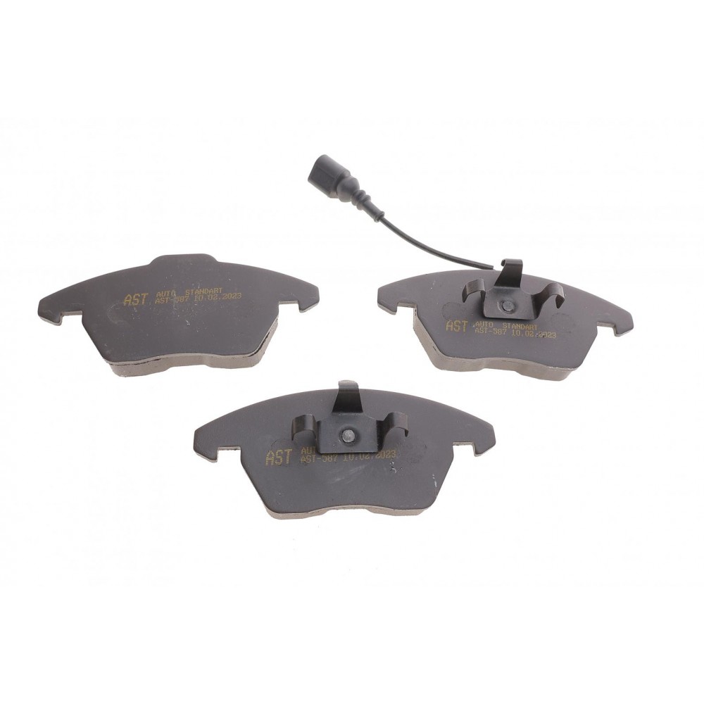 Колодки гальмівні (передні) VW Caddy/Passat/Touran/Skoda Fabia/Octavia 03- (ушки вниз) з датчиком