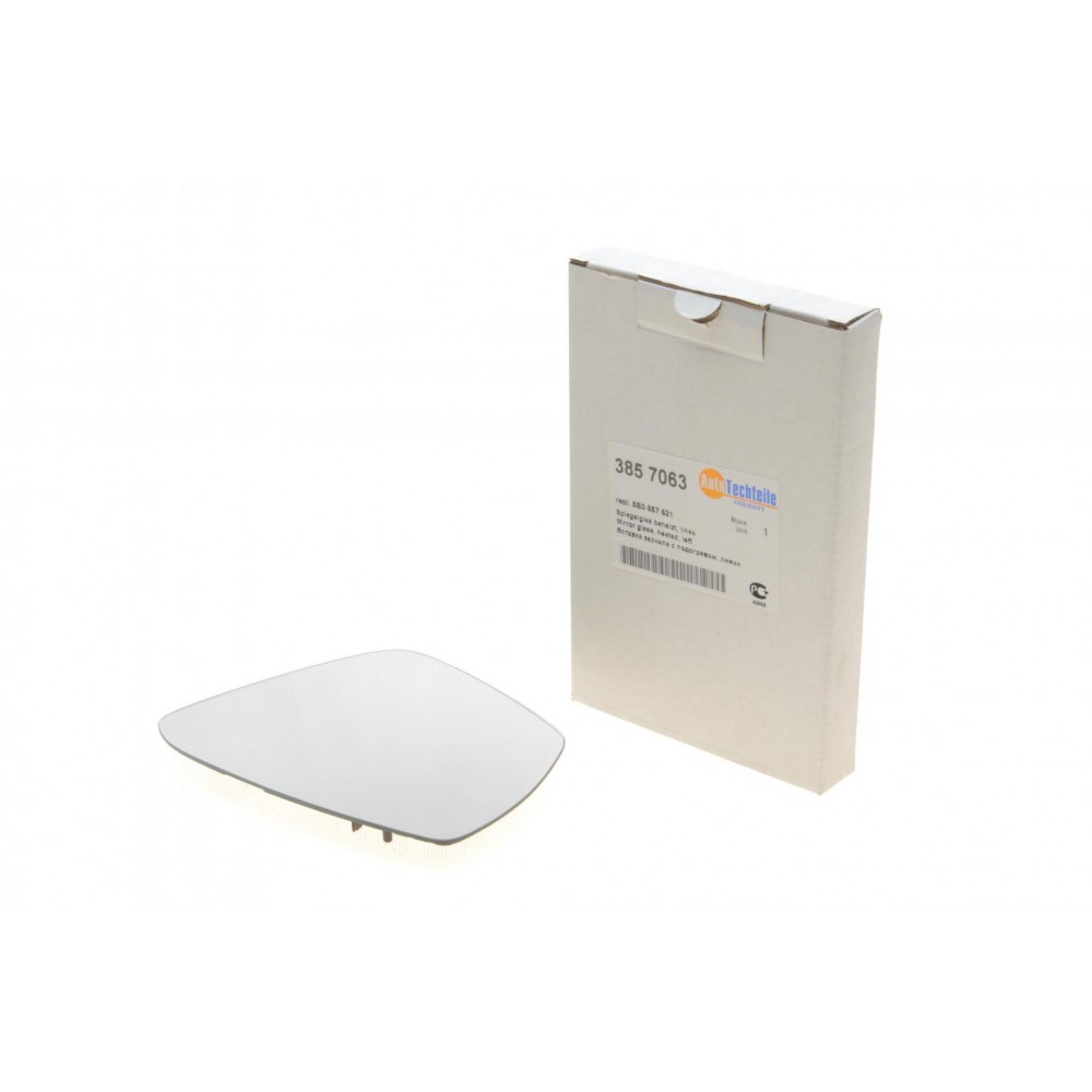 Скло дзеркала (з підігрівом) Skoda Octavia 12-21/VW T-Roc/T-Cross 17- (L)