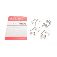 109-1711 QUICK BRAKE Комплектуючі колодки дискового гальма