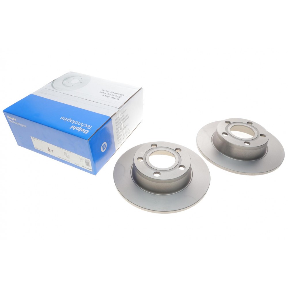 Диск гальмівний (к-кт 2шт) (задній) Audi A6 97-05 (254x10) (повний)