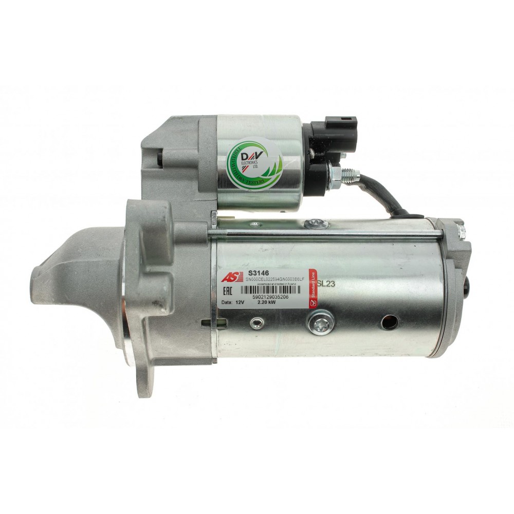 Стартер Chevrolet Captiva/cruze/Opel Antara 10- (12V/2.2kw) (z=9)