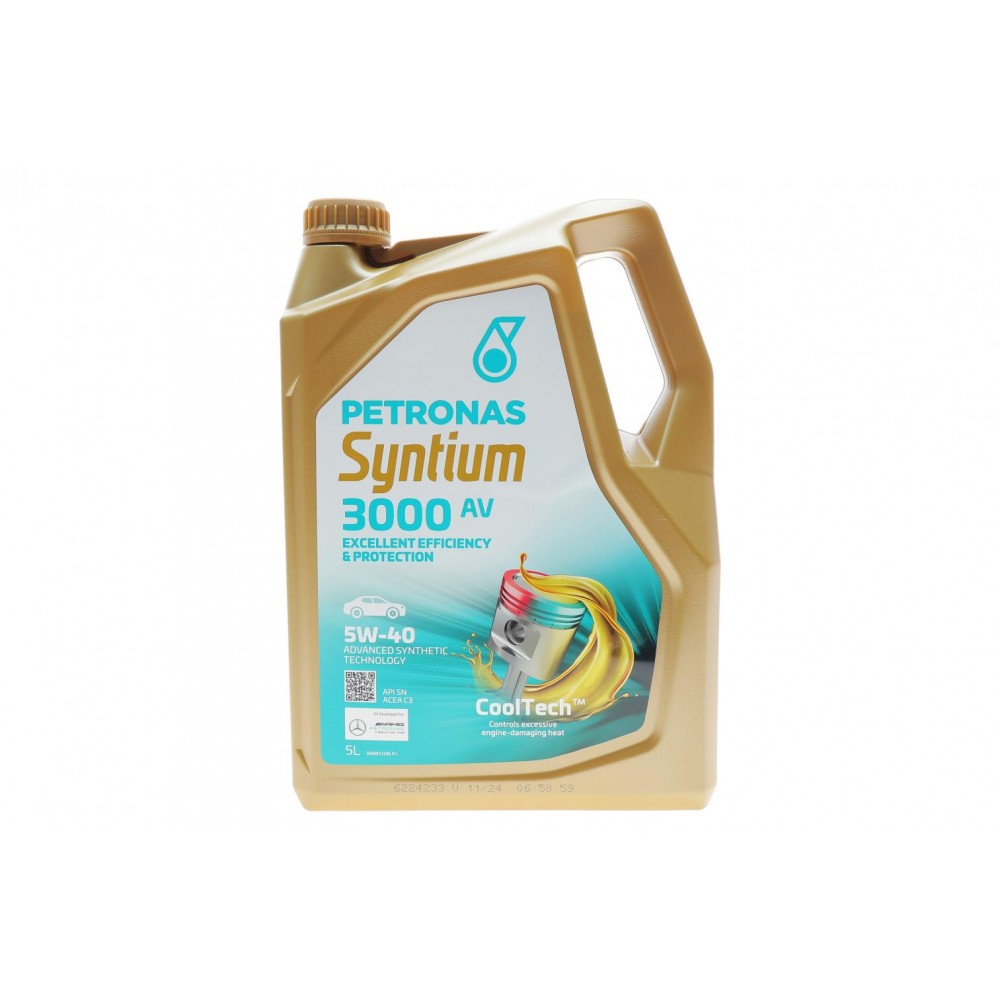 Олива 5W40 SYNTIUM 3000 AV (5L) (VW 505.00/505.01/MB 229.51/RN0700/RN0710) (API SN) (ACEA C3)