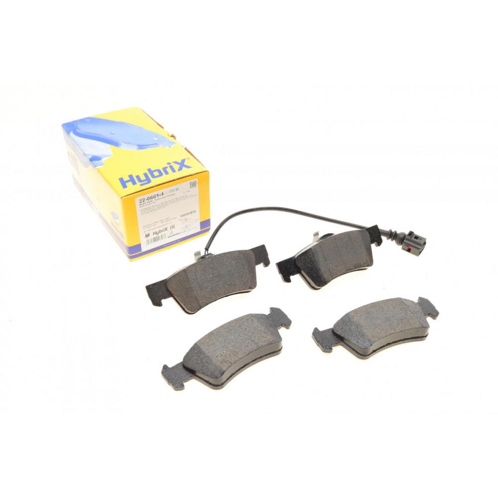 22-0661-1 METELLI Комплект гальмівних колодок дисковий гальм