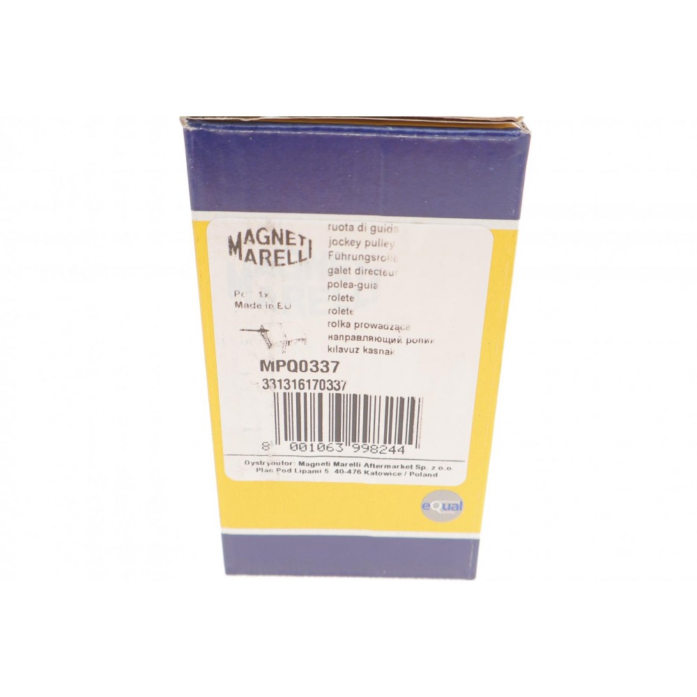 Ролик генератора Renault Trafic/Opel Vivaro 2.0DCI 06- (паразитний) (60x30x10) (MPQ0337)