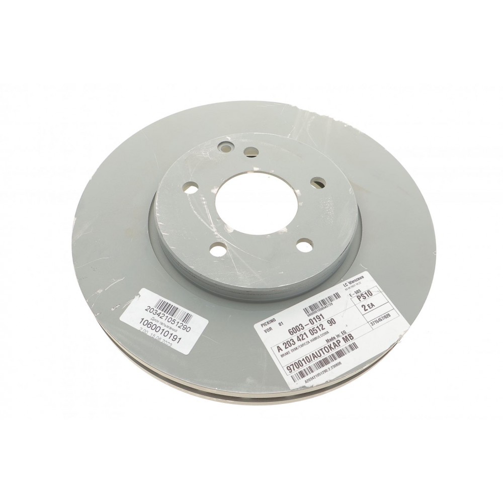 Диск гальмівний (передній) MB C-class (W203/CL203/S203)/E-class (W210/S210) 96-07