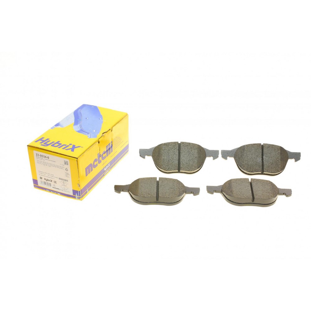 22-0534-0 METELLI Комплект гальмівних колодок дисковий гальм