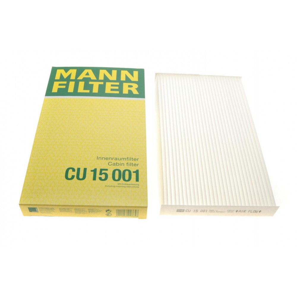 CU 15 001 MANN-FILTER Фільтр повітря у внутрішньому просторі