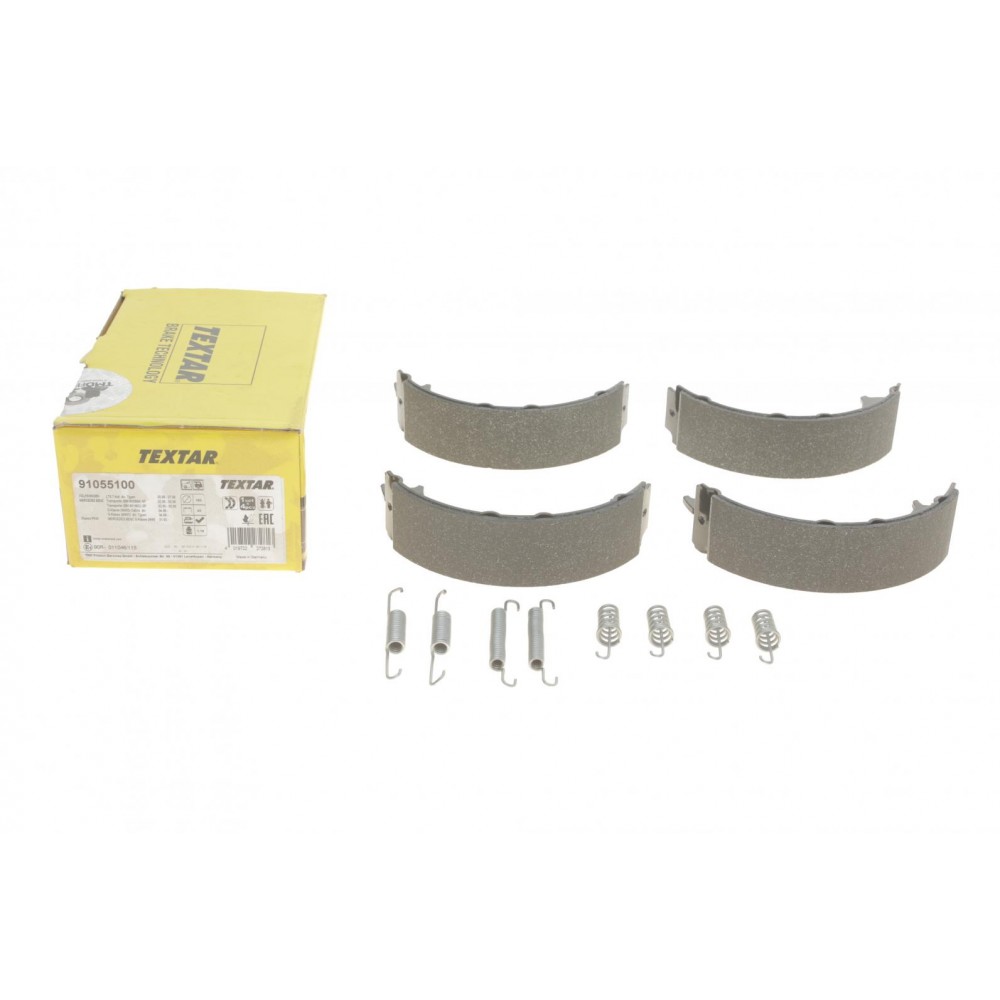 91055100 TEXTAR Комплект гальмівних колодок, стояночная тормозная система