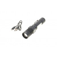 Ліхтарик акумуляторний 800Lm 2IN1 CREE T6 LED+COB/10W (USB)