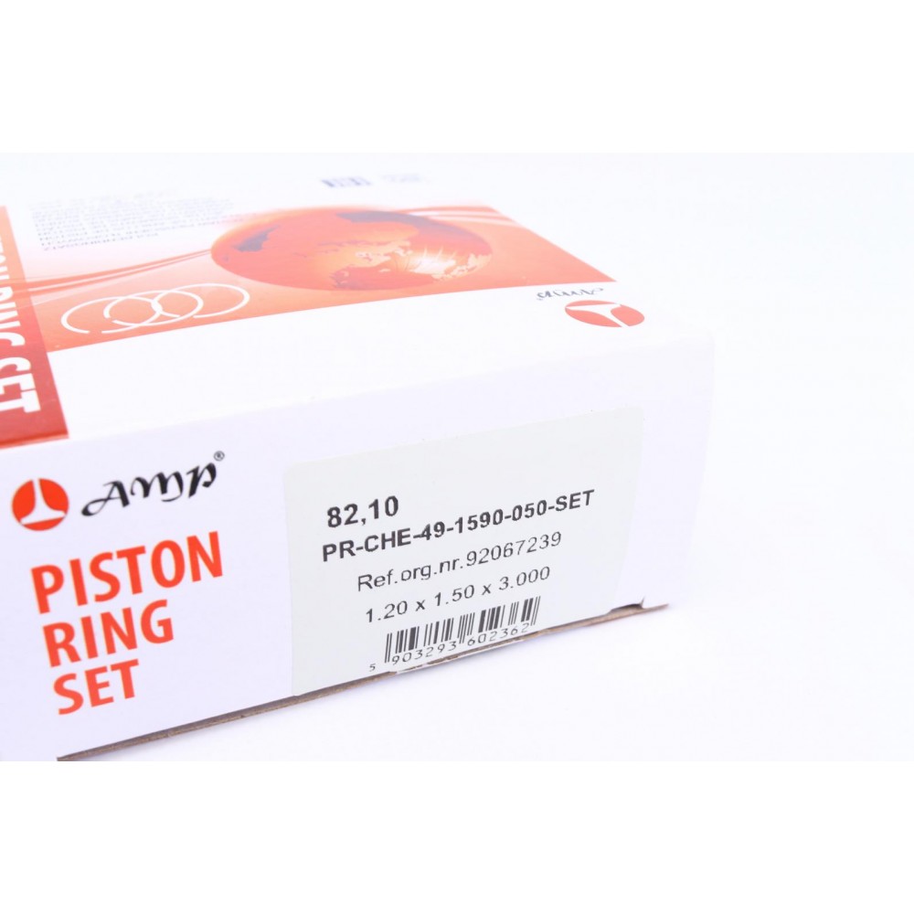 Кільця поршневі Chevrolet Lacetti 1.8 (+0.50/82.10mm) (1.2x1.5x3.0) (к-кт 4 циліндра)