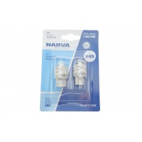 Автолампа W21/5W 12V 2.4/0.48W W3x16q LED (біла) (к-кт 2 шт)