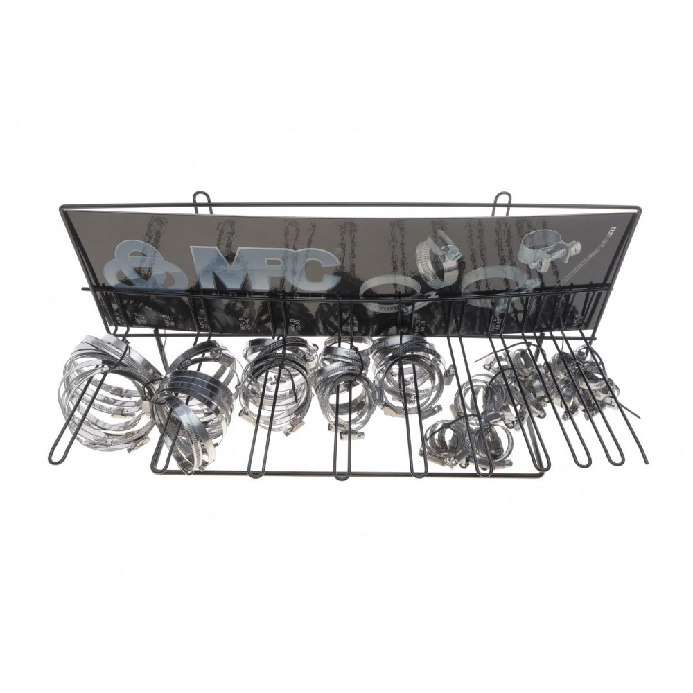 Стенд для хомутів TRIDON (з хомутами)(10 видів по 10шт) (275*560*185 мм)