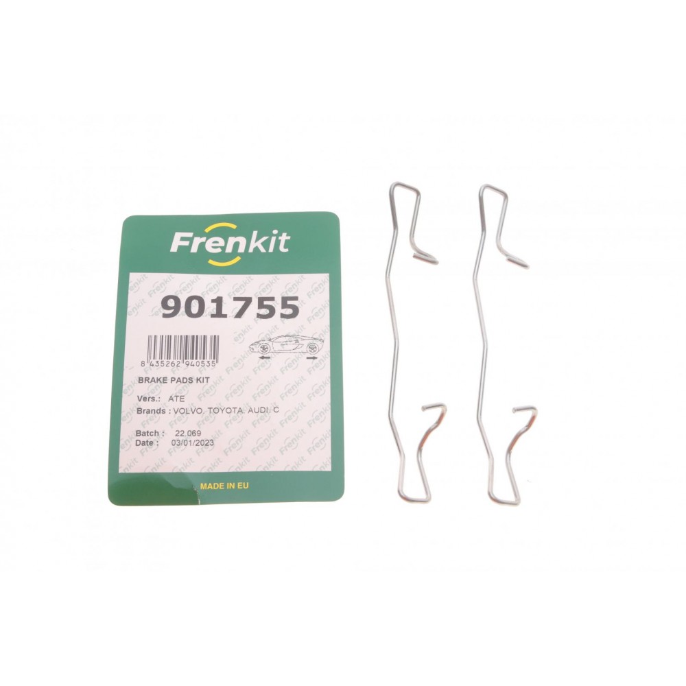 901755 FRENKIT Комплектуючі колодки дискового гальма