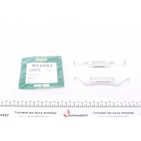 Планка супорта (переднього) прижимна (к-кт) VW T5 03-09 (Ate)