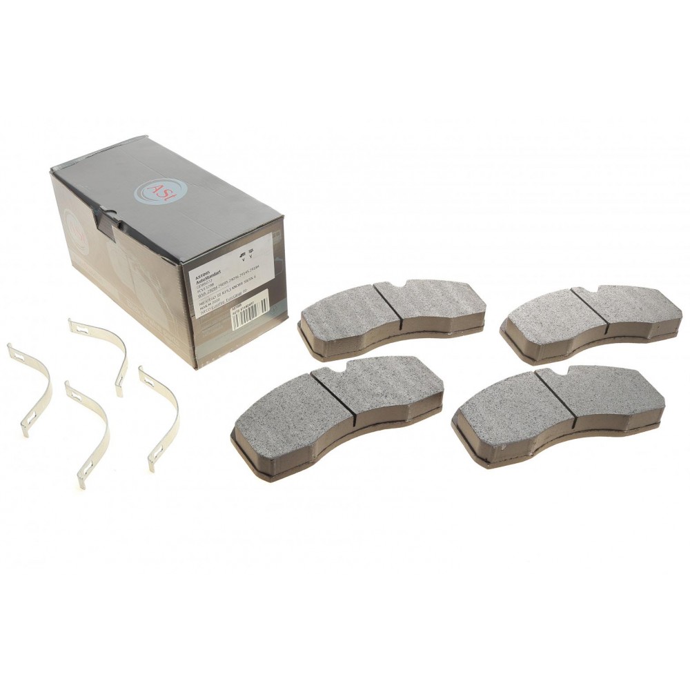 Колодки гальмівні (передні/задні) MВ ATEGO III/MAN М 2000/IVECO/DAF R19,5 т/с/KNORR SB/SN 6 