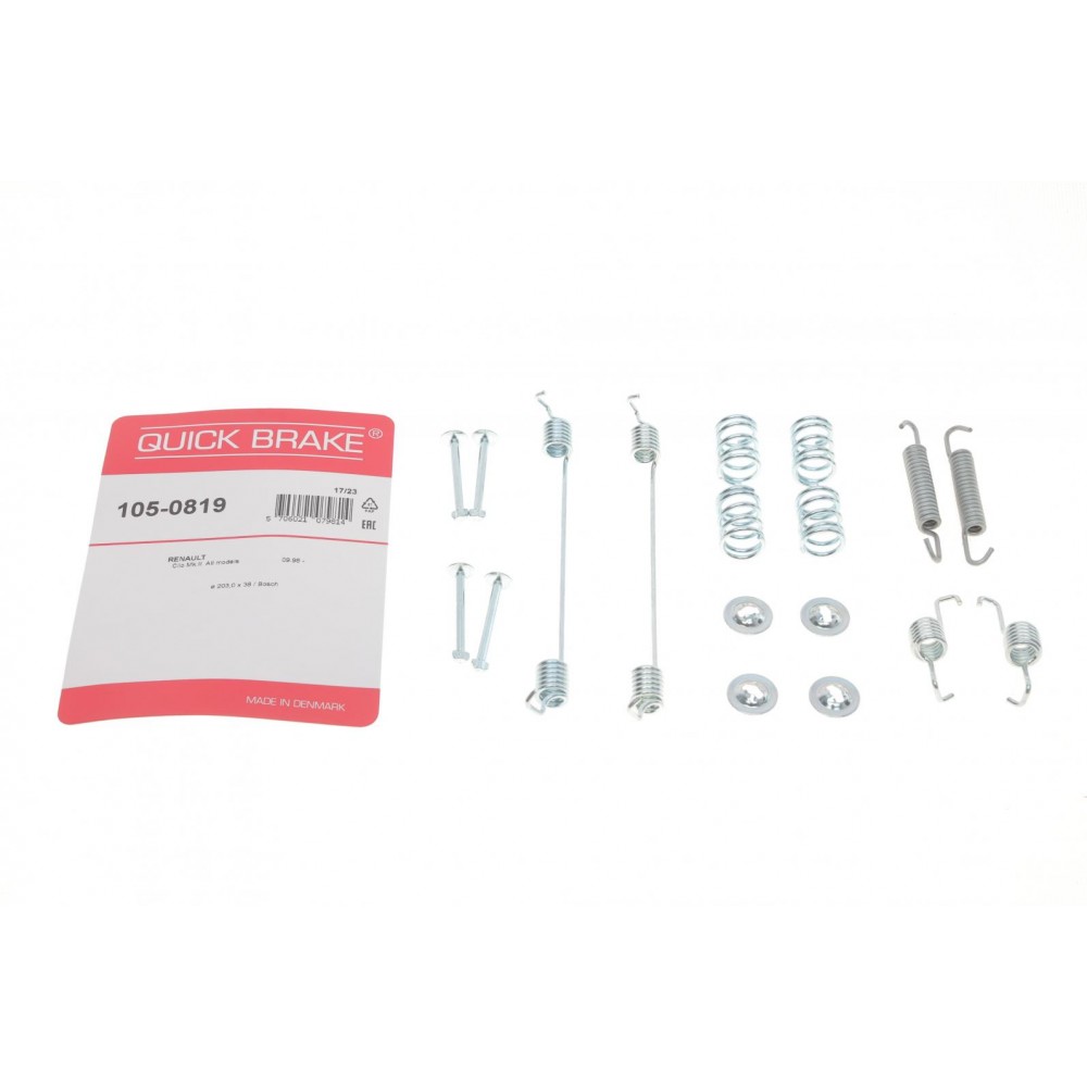 105-0819 QUICK BRAKE Комплектуючі гальмівна колодка