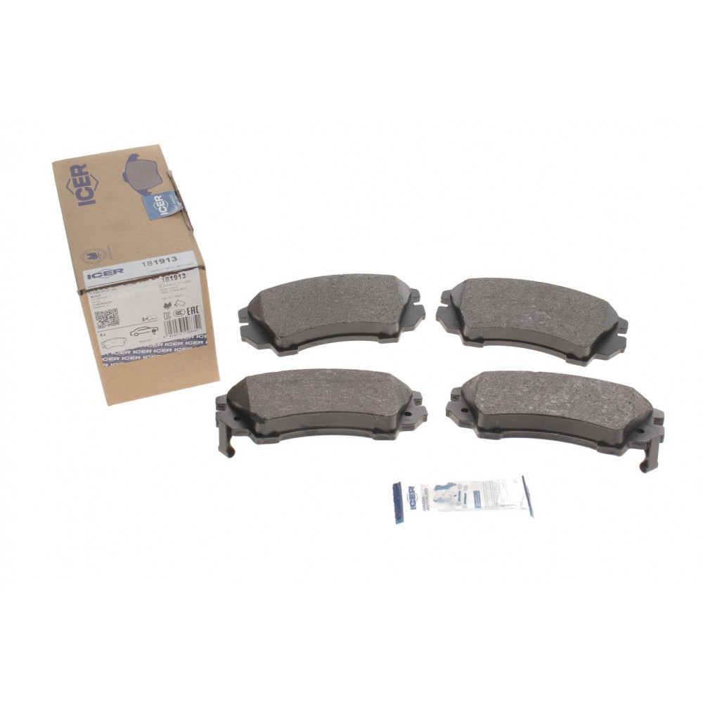 181913 ICER Комплект гальмівних колодок дисковий гальм