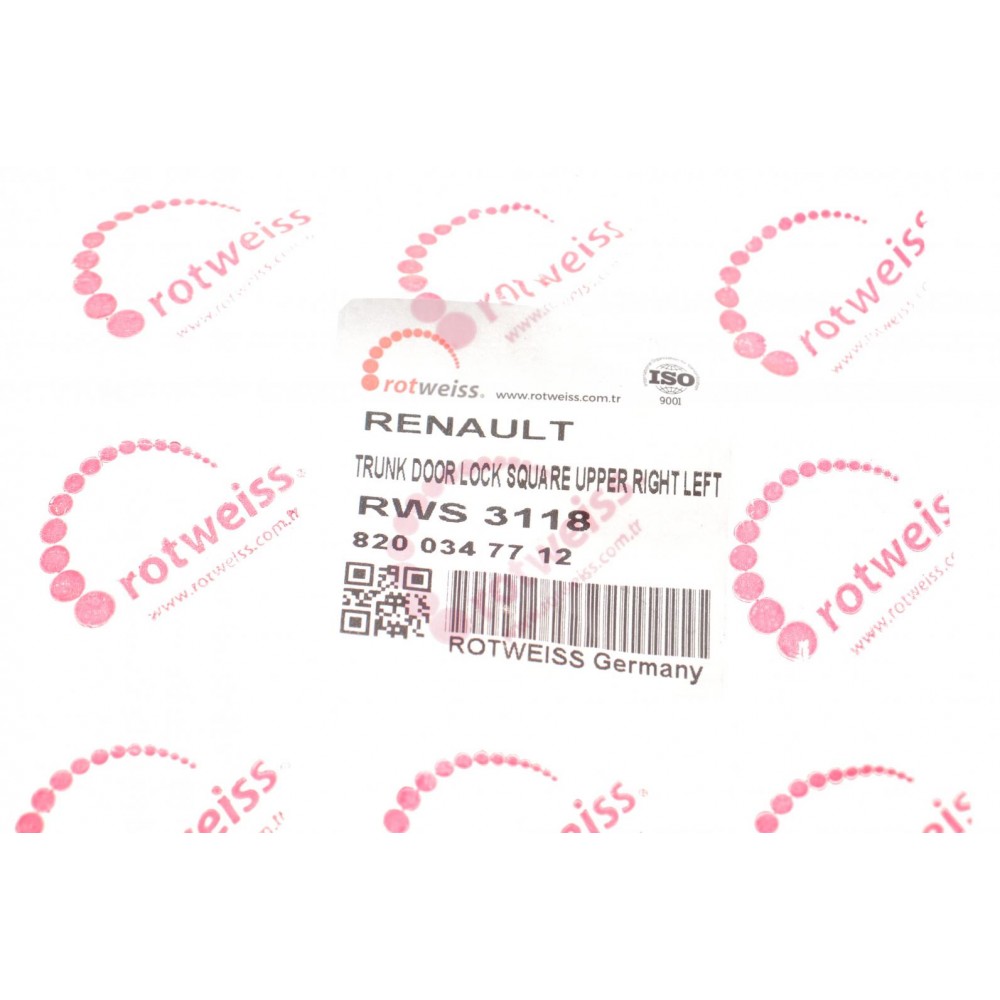 Скоба замка дверей (задніх) Renault Kangoo 97- (верх) (R)