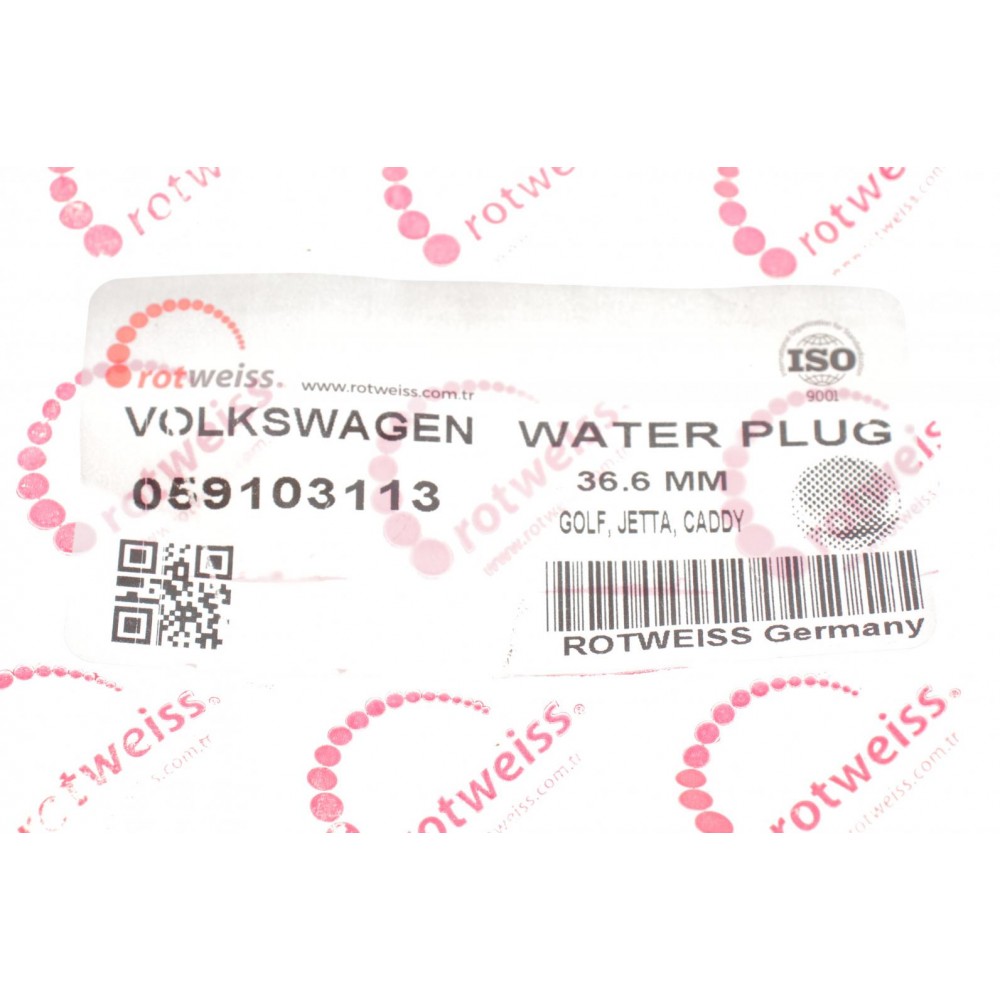 Заглушка блоку циліндрів VW (d=36.6mm) 