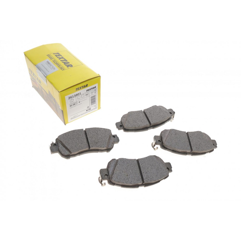 2613801 TEXTAR Комплект гальмівних колодок дисковий гальм