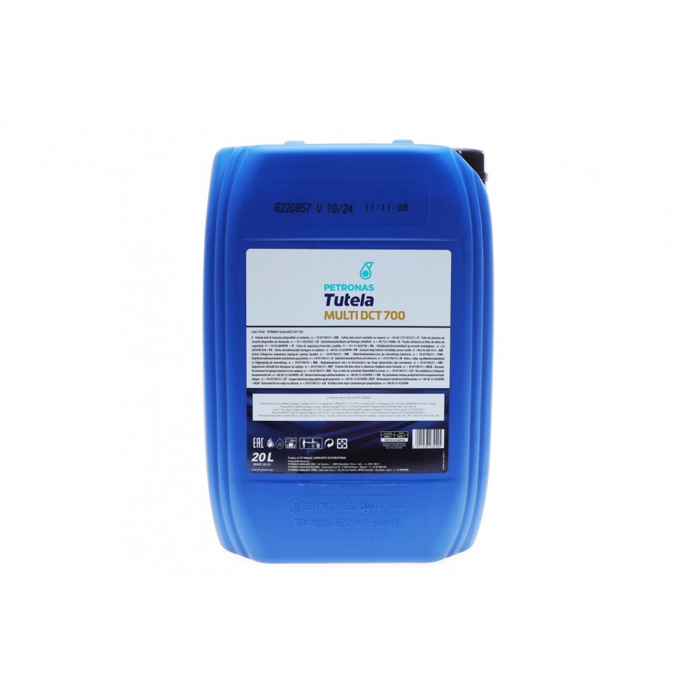 Олива TUTELA MULTI DCT 700 (20L) (VW G 052 182/G 052 529/BMW DCTF-1/MTF LT-5/Ford WSS-M2C936A)
