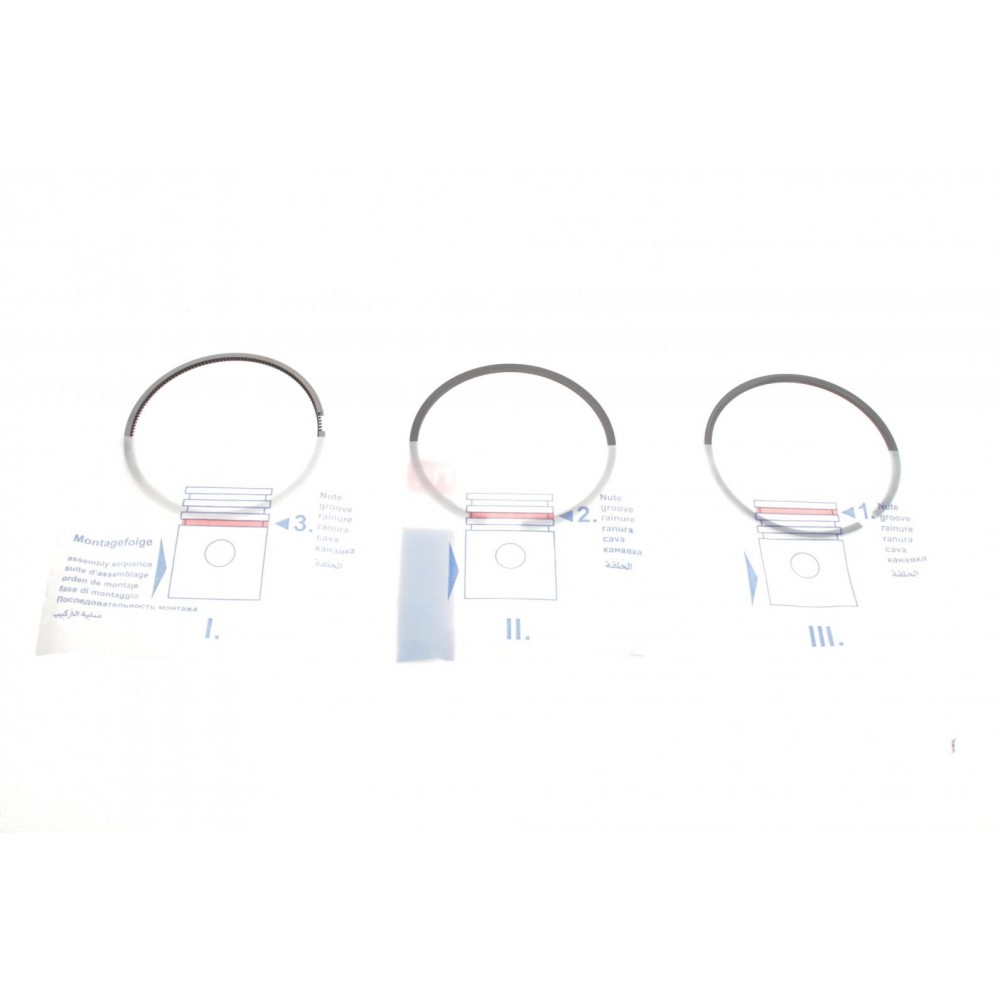 Кільця поршневі Citroen Jumper/Fiat Scudo/Ducato 1.9TD (83.50mm/+0.5) (3-2-3) = 8937445000