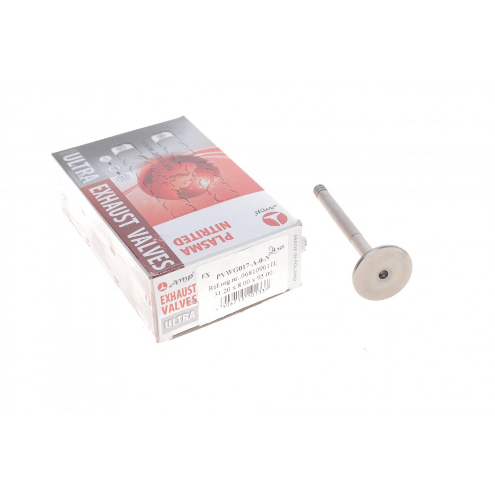 Клапан (випуск) VW Caddy/LT 28-35/LT 40-55 2.4D 78- (31.2x8x95) (азотований)