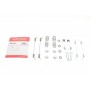 105-0747 QUICK BRAKE Комплектуючі гальмівна колодка
