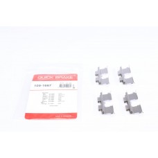 109-1667 QUICK BRAKE Комплектуючі колодки дискового гальма