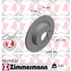 150.2925.20 ZIMMERMANN Гальмівний диск
