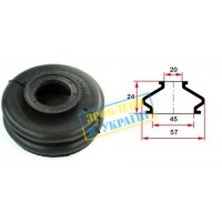 Пильник опори кульової рульового наконечника (універсальний) (20х46x24)