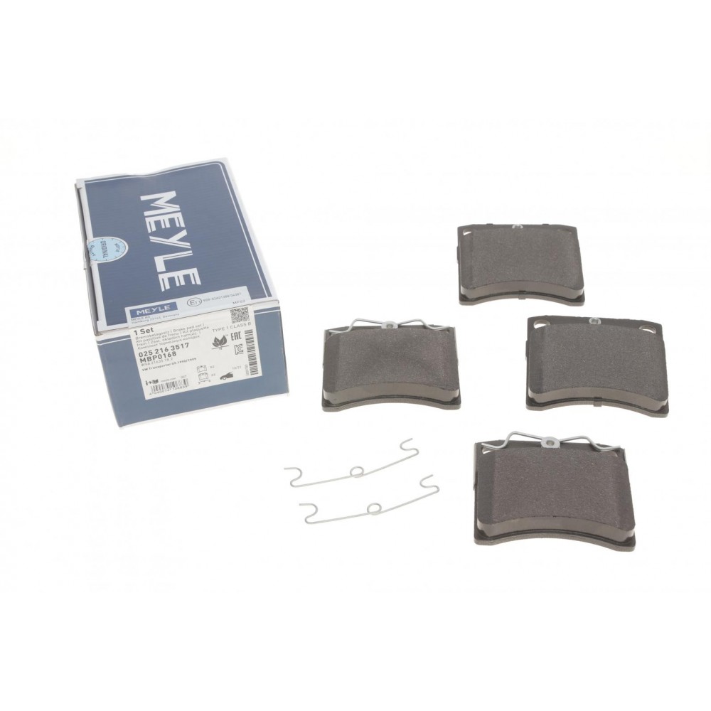 025 216 3517 MEYLE Комплект гальмівних колодок дисковий гальм